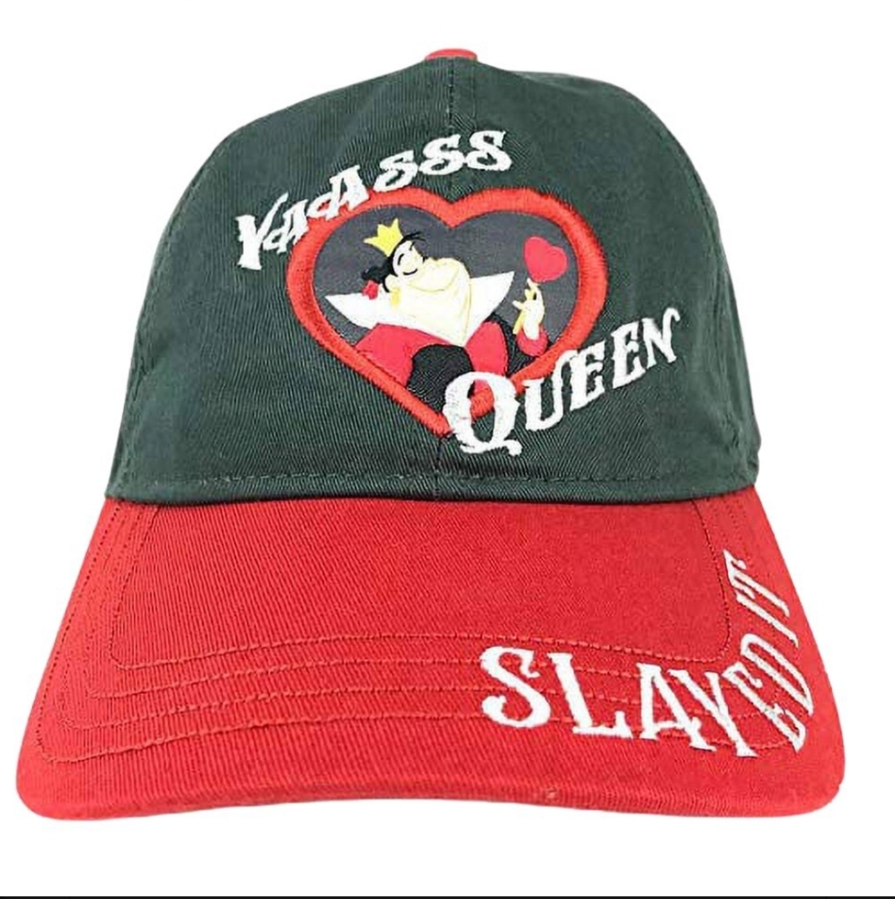 Disney Baseball Hat - Queen of Hearts - YAASSS QUEEN - Slayed It